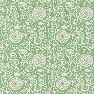 Papel Pintado de Remolinos Color Esmeralda