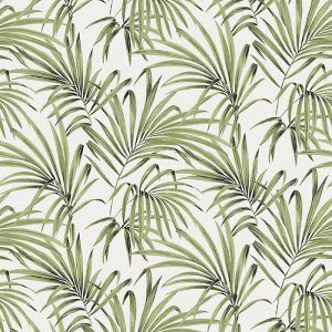 Papel pintado Jengibre Palmeado Verde