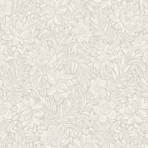 papel-pintado-rustico-floral-gris