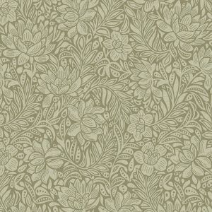 papel-pintado-rustico-floral-verde