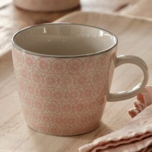 Taza estampado rojo 1