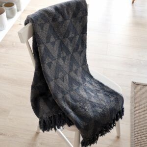 Manta estampado azul