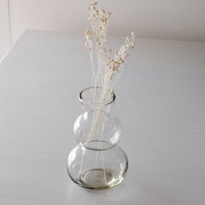 Mini florero burbujas cristal